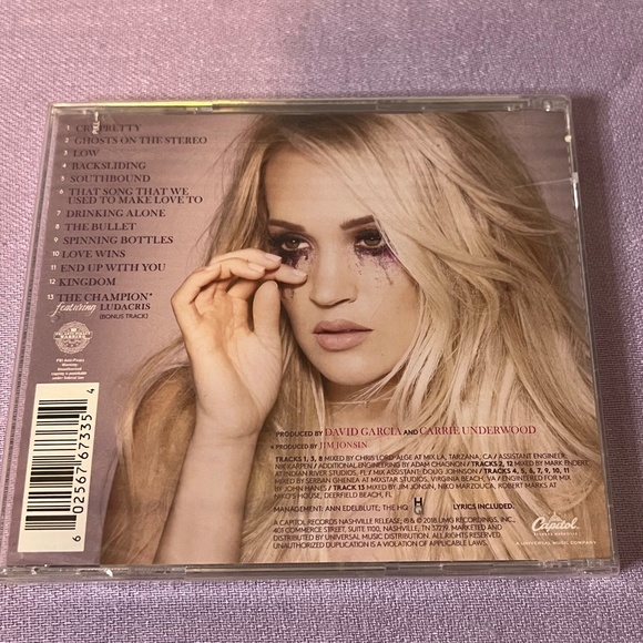 Cry Pretty by Carrie Underwood  / Brand New Sealed - Picture 2 of 2